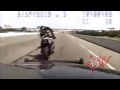 Police Chase Motorcycle Bike VS Cop Actual Dash Cam Video Motorbike Brake Checks Cops NOT Caught