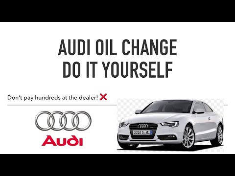 Audi Oil and filter change - DIY - 2010 Audi A4 2.0T