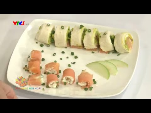 Món ăn cho ngày Năm mới của Pháp: Hai món khai vị Roulé au Saumon