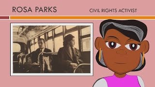 Rosa Parks Story (Educational Videos for Students) Rosa Parks for Kids (Watch Cartoons Online) CN 