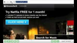 Download Free Streaming Music from Grooveshark with Flv Recorder