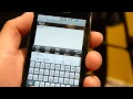 タッチパネル上のQWERTYキーでメールを打つ:「REGZA Phone T- ...