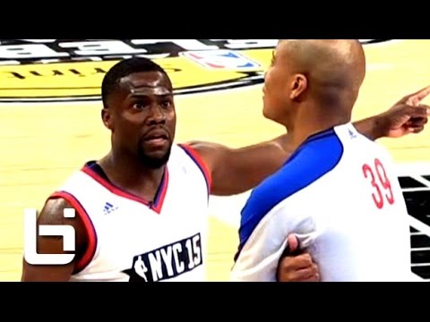 Kevin Hart FUNNY Basketball Moments On His Way to 4th Celebrity Game ...