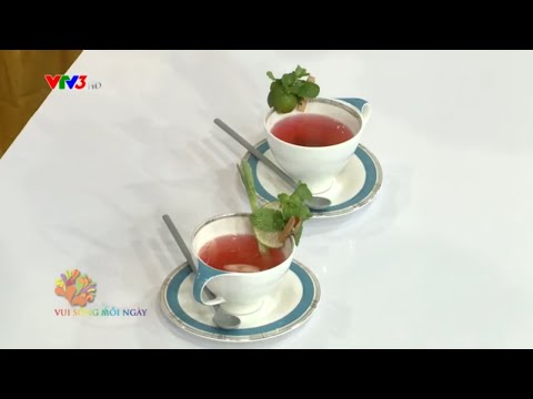 Trà tía tô tắc xí muội và Trà tía tô sả chanh dây