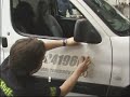 Applying vinyl graphics to commercial vehicles