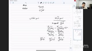 Introduction to Arabic Morphology: Tasrif al-’Izzi Explained - 05 - Shaykh Yusuf Weltch
