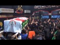 السنابس فجيع : أم الشهيد أحمد عبد الأمير تودع إبنها في اللحظات الأخيرة 30 11 2013 bahrain