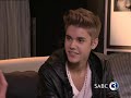 Justin Bieber talks about his mom