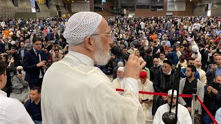 شاهد استقبال مهيب للشيخ عمر من 10,000+ لأداء صلاة العيد في إيطاليا
