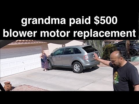 (NO air from the vents) Ford Edge BLOWER MOTOR REPLACEMENT? Fix it Angel