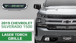 【日本産】 2019-2022 Silverado 1500 Stealth Laser Torch Grille, Black ソファセット