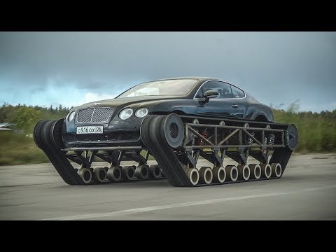 Самый быстрый гусеничный вездеход в мире. Bentley Ultratank.