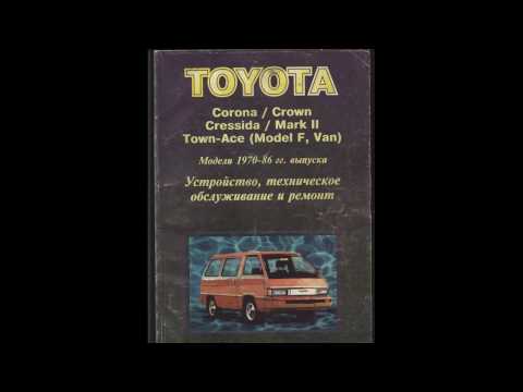 Книга TOYOTA Corona,Crown,Cressid a,Mark-2,Town-Ace. 1970-1986г.