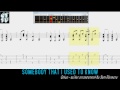 Somebody That I Used To Know - Gotye Fingerstyle Acoustic Guitar TABS