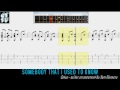 Somebody That I Used To Know - Gotye Fingerstyle Acoustic Guitar TABS