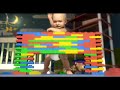 A Baby Fights with Father for Kisses ......( FUNNY )