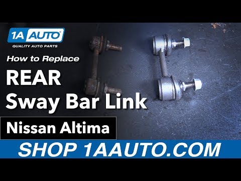 How to Replace Rear Sway Bar Links 02-06 Nissan Altima