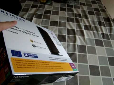 Unboxing - Netgear WNDR3700 N600 WIRLESS DUAL BAND GIGABIT ROUTER