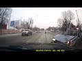 Столкновение с машиной ДПС! ГАИ участвует в ДТП! Дорожный прикол 2013!