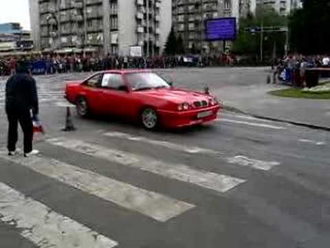 Opel Manta BMW 25 burnout