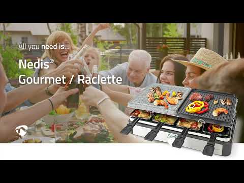 Nedis Gourmet / Raclette - Gril 2 Personnes