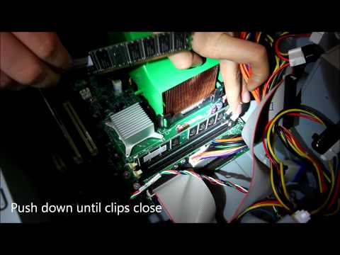 Replacing Dell Dimension 3000 memory. Duration: :39. Total Views: 3,451