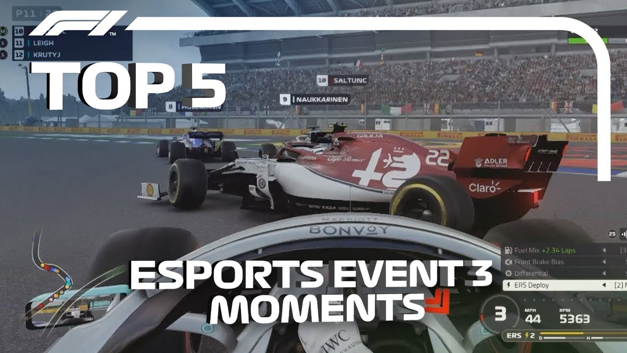 Top 5 Moments | F1 Esports Pro Series 2019 Event 3