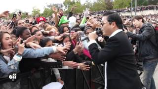 PSY в Париже: “Gangnam Style”  флешмоб на площади Трокадеро