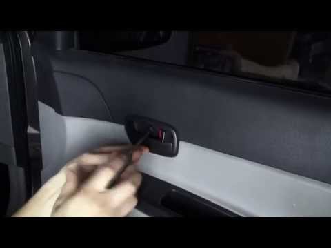 Разборка и снятие двери Hyundai Accent MC (Verna)06-10