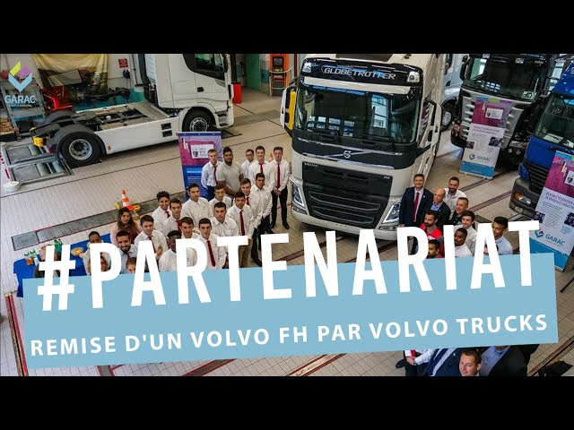 Remise d'un Volvo FH au GARAC Partenariat Volvo Trucks