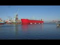 Prelude FLNG floats for the first time