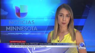 Un tiroteo entre dos oficiales y dos hombres está siendo investigado