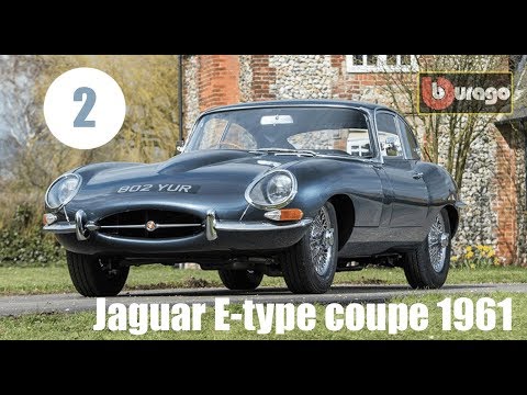 Jaguar 'E' Coupe 1961 Bburago 1 № 2 РУЛЬ - красим, покрываем лаком, клеим декаль.