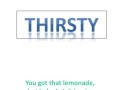 Daya - Thirsty Lyrics
