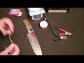 How To Etch Your Initials Into a Knife Blade