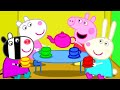 Peppa Pig Episodes - Peppa plays with friends - Cartoons for Children