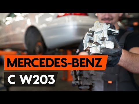 Как заменить задний тормозной суппорт MERCEDES-BENZ С W203 (ВИДЕОУРОК AUTODOC)