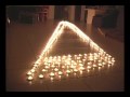 Fire illusion : une illusion d optique sympathique avec plusieurs bougies qui forment un cube