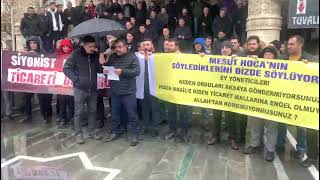 Mesut Adabağlı'nın açığa alınması Tatvan'da protesto edildi