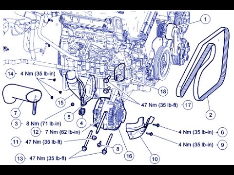 Ford Escape 3.0L Alternator Replace - Mazda Tribute 3.0L Alternator Replace 3.0L