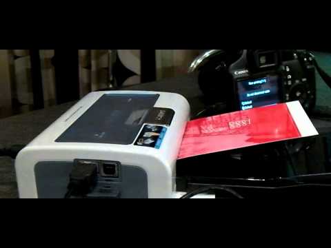 Canon Selphy Cp400 Portable Printer Test