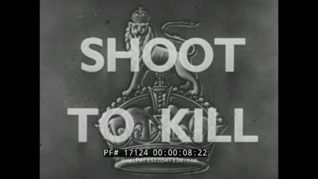“Shoot to Kill” World War 2 British Army Infantry Weapons Training Film – Bren Gun