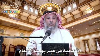20 - الأضحية من غير بهيمة الأنعام - عثمان الخميس