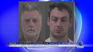 Padre e Hijo originarios de Shawnee KS son detenidos por tráfico de drogas