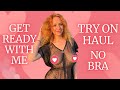 [4K] Try On Haul in Public  Get Ready With Me  See Through and No Bra[1]
