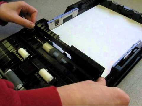 Installing The Dell 3110cn 3115cn MFP Fuser Maintenance Kit And Rollers.