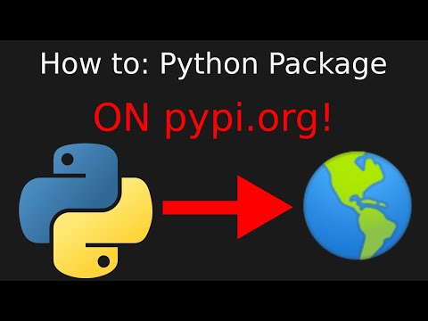 How to Make a Python Package / Upload to PyPi