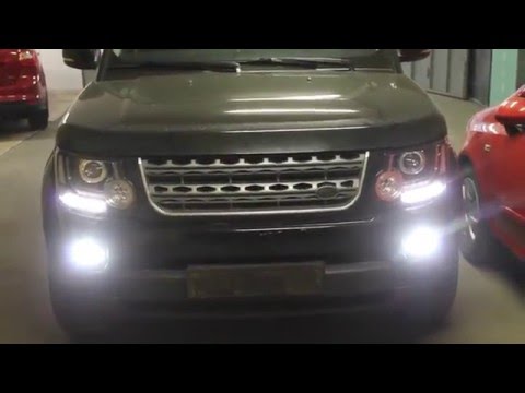 Land Rover Discovery IV bi-led koito, DRL NOLDEN+LED FOG OSRAM
