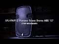 Vonyx SPJ-PA912 Portable PA System with Bluetooth + Wireless Mics