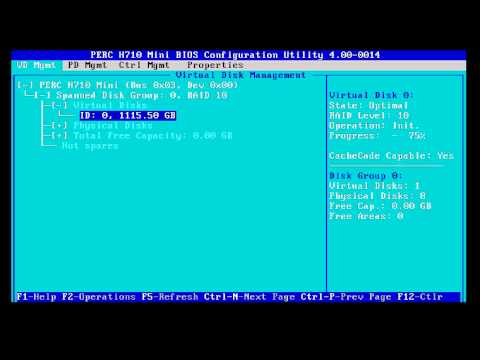 Raid 10 Initialization Dell PowerEdge R620 Duration: :42. Total Views: 2,991